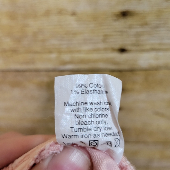 J. Crew Stretch Light Pink Corduroy Straight Leg - Picture 6 of 6